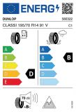 195/70R14 91V TL Dunlop Sport Classic