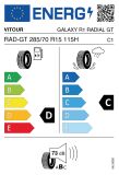 285/70R15 115S TL Vitour Tires Galaxy R1 Radial G/T White Letter